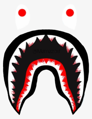 Bloody Bape Logo Teeth Shark Supreme Bathingape Memezas