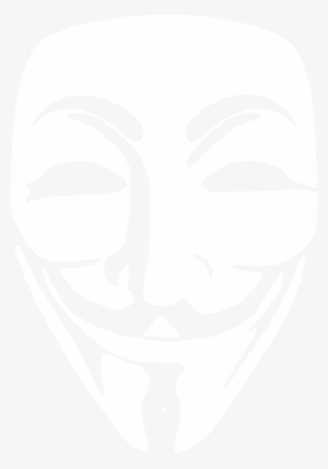 Image Library Download Hackers Face Mask Graphics On - Anonymous Svg