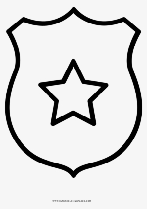 Sheriff Badge Coloring Page - Islamic Crescent Moon White Png