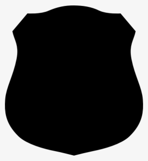 Police Shield Silhouette - Emblem