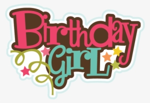 Vector Black And White Download Collection Of Clipart - Happy Birthday Girl Png