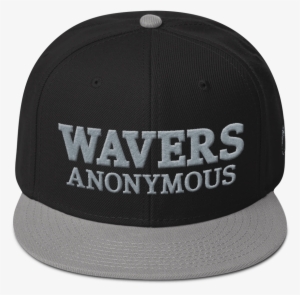 Image Of Black & Gray Wavers Anonymous Snapback With - Hat