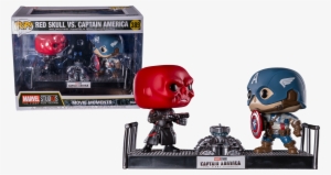 The First Ten Years - Red Skull Vs Captain America Funko Pop