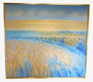 "gold Barley" Oil On Canvas By Robert Hurdle - Drawing