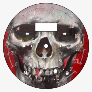 Raider Red Skull Kmh Barb Wire - Painting