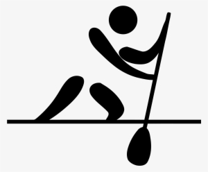 File Canoeing Flatwater Pictogram Wikimedia Commons - Olympic Canoeing