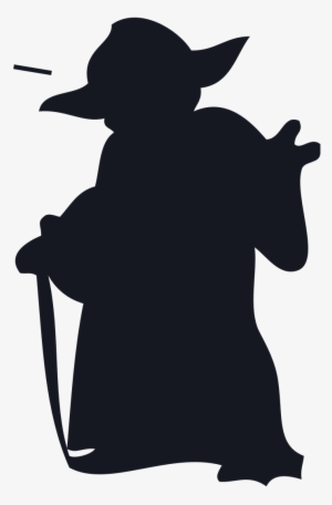Yoda Silhouette Png - Star Wars Topps Funny