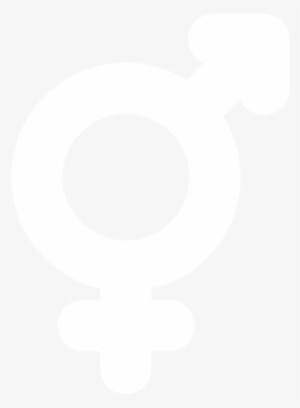 Both - Gender Symbol White Png - 400x500 PNG Download - PNGkit