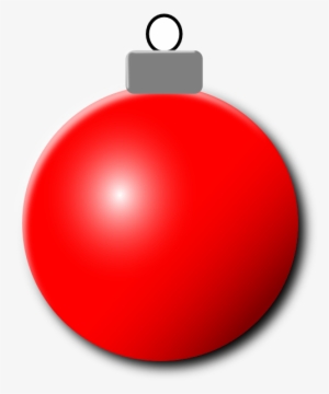 Red Christmas Ornament Png Png Freeuse - Red Christmas Ornament Clipart