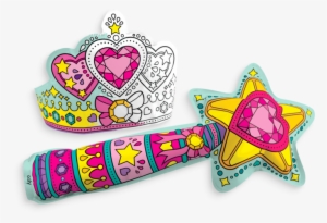 Dress Up Wand And Tiara Coloring Toys - Coloring Book