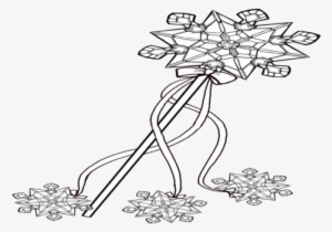 Coloring Trend Medium Size Is There A Ghost Snowflake - Line Art