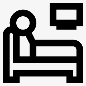 The Image Is Of A Person Sitting Up In Bed - Insomnia Icon