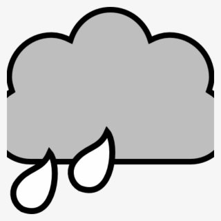 Rain Cloud Clipart Black And White Rain Cloud Clip - Rain Cloud Clipart Png