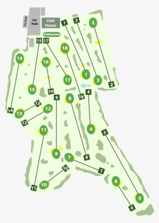 The Final Hole Plays Up-hill Towards The Clubhouse - Plastic