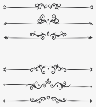 Free Text Divider Png - Ornamento Divisor Png
