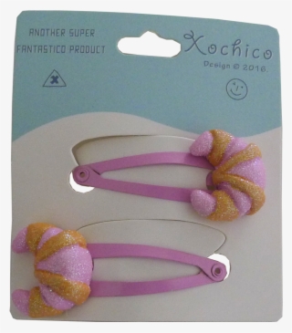 Cuernitos Hair Clips - Pan Dulce