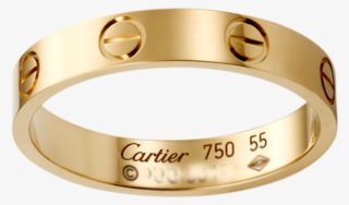 Replica Cartier Love Rings Pink Gold No Diamond - Cartier Love Ring Yellow Gold