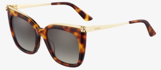 Panthère De Cartier Sunglassescombined Tortoiseshell - Sunglasses