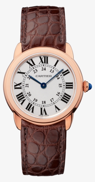 Ronde Solo De Cartier Watch29 Mm, 18k Pink Gold, Steel, - Cartier Ronde Solo
