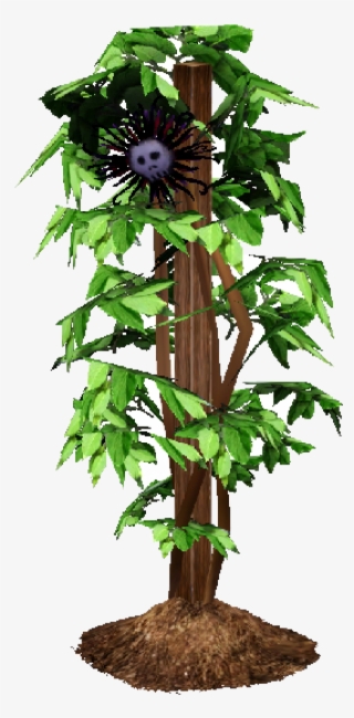 Death Flower Bush, Eggplant - Death Flower Sims 3