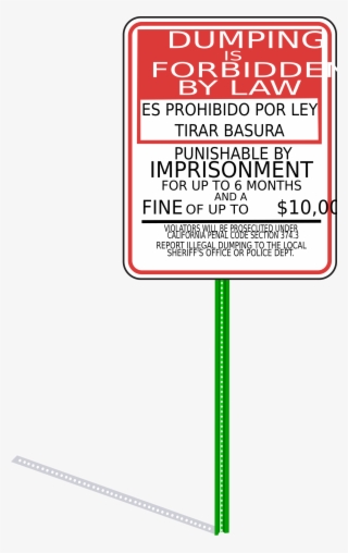 This Free Icons Png Design Of No Dumping Sign With