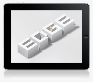 Edge Logo Mockup On Ipad - Edge
