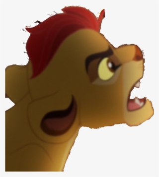 Kion Roaring Sideview Transparency - Cartoon