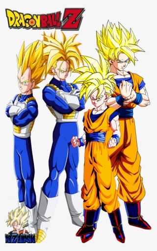 The Four Super Saiyans By Dbzandsm-d5hlgha - 4 Super Saiyans