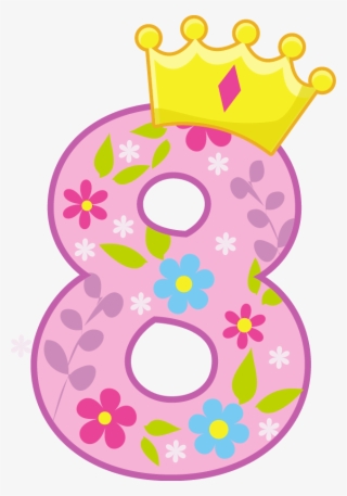 Princesas E Príncipes Princesscrownnumbers 6 Minus - Numero 8 Con Corona