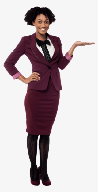 Free Png Women Pointing Right Png Images Transparent - Formal Wear