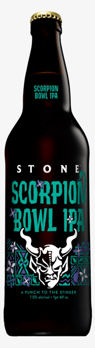 Stone Scorpion Bowl Ipa Pours Deep Gold And Bright - Stone Scorpion Bowl Ipa