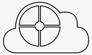 Cloud Icon-black - Illustration