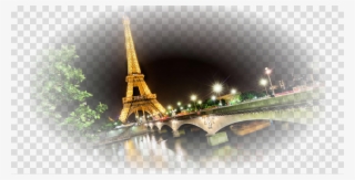Custom City Sung Night Eiffel Tower Light Bridge France