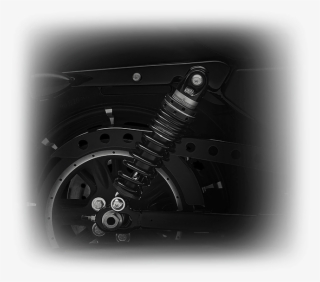 Emulsion Rear Shock With Screw Adjuster - Monochrome