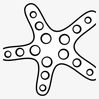 Gallery Of Starfish Clipart Black And White 2 Station - Pola Gambar Bintang Laut