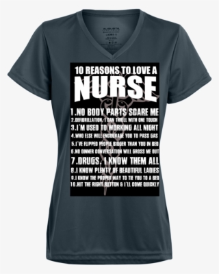 Nurse T-shirt - 10 Reasons To Be A Nurse Tshirt
