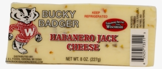 Bucky Badger Exact Weight Habanero Jack Cheese - Wisconsin Badgers Fun Gripper 9.0 Soft Flying Disc