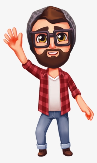 Food Truck Guy - Cartoon