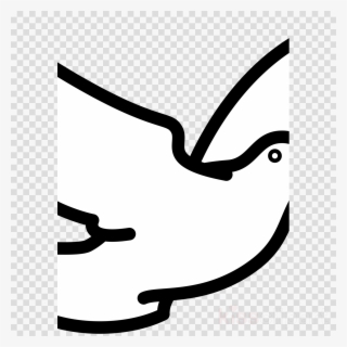 Dove Png Clipart Pigeons And Doves Clip Art - Birds Flying Simple Drawing