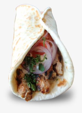 The Kota White Pita Chicken, Ycg, Tomatoes, Onions - Corn Tortilla
