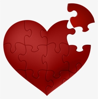 Heart Puzzle Png Png Library Download - Heart Puzzle Piece Svg