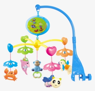 Children S Town Music Rotating Bed Bell - Rattle