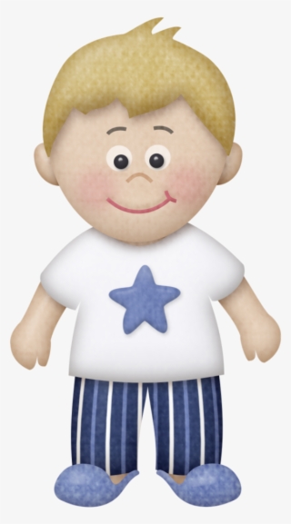 B *✿* Pj Kids Sleepover, Family Clipart, Clipart Boy, - Boy Pyjamas Clip Art