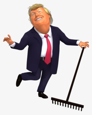 Trump Raking - Donald Trump