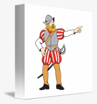 Jpg Freeuse Stock Conquistador Drawing Cartoon - Spanish Conquistador Cartoon