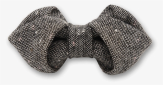Folding In Grey Bow Tie - Buckle