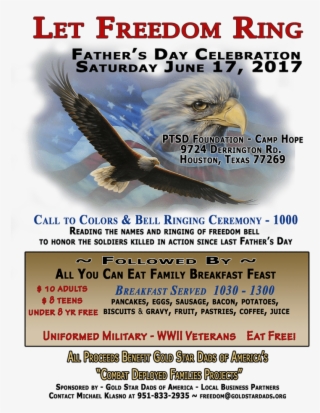 Fathers Day Breakfast - Eagle's Wings: The Secret Crossing