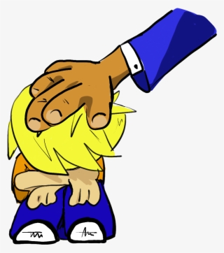 Z Cry Kneel Pray Hand - Cartoon