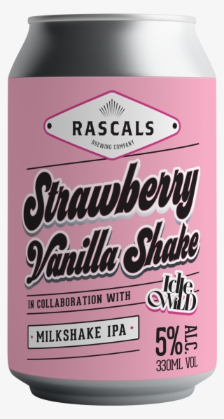 Rascals Brewery Milkshake Can-photo Credit - Rascals Strawberry Vanilla Shake