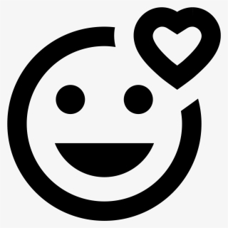 Smiling Face With Heart Icon - Smiley Material Design
